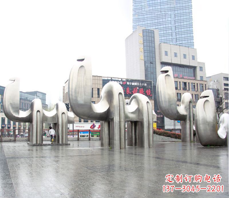 江西不锈钢骆驼雕塑，更添雅致风情