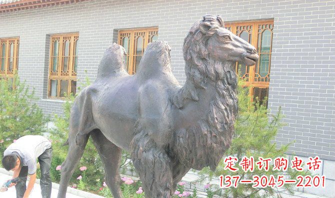 江西精美的骆驼铜雕,提升您的公园气质
