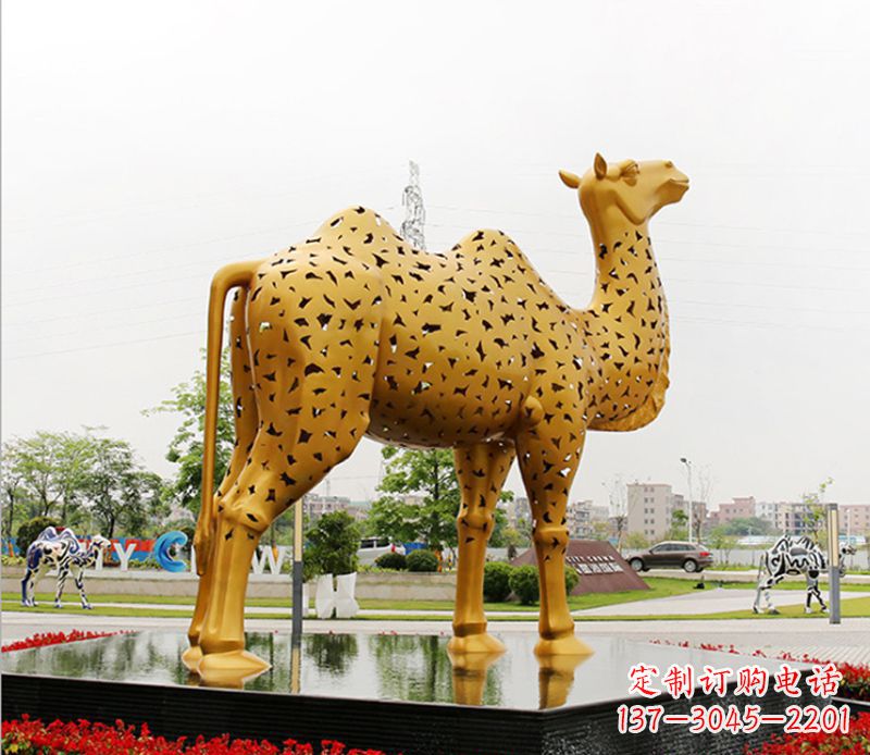 江西中领雕塑:骆驼雕塑精美绝伦