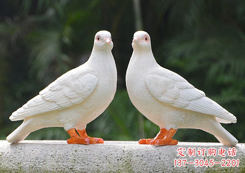 江西华丽和平鸽雕塑,缔造美好新世界
