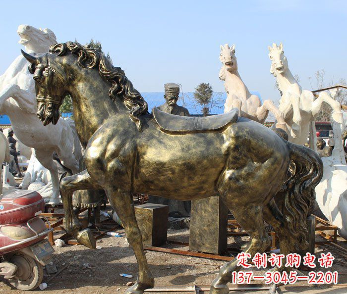 江西马动物铜雕塑——精致细腻的手工工艺