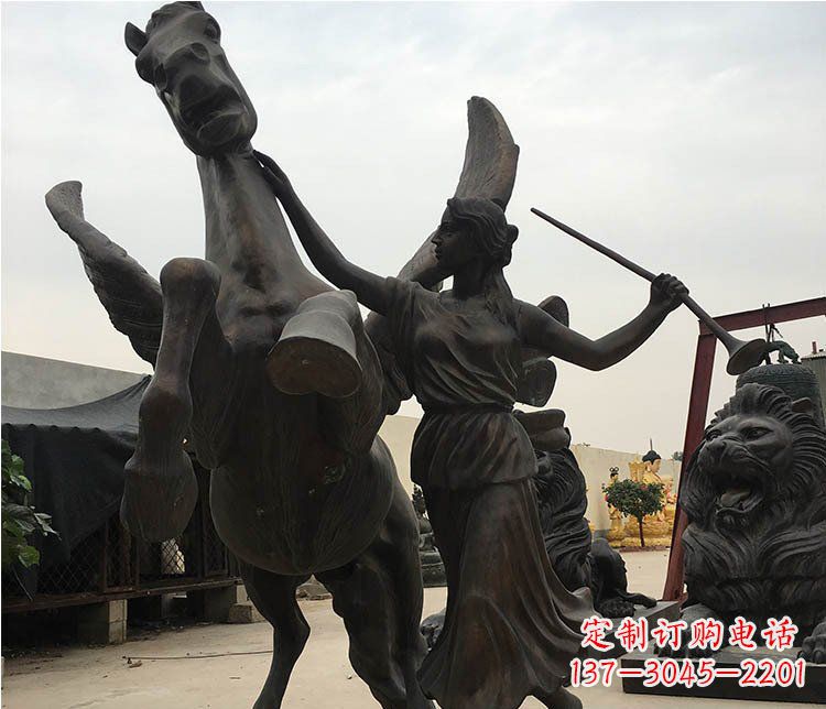 江西精美马动物铜雕摆件