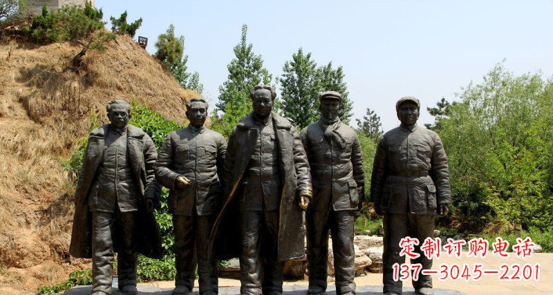 江西传承历史,永记心间——中领雕塑毛主席人物铜雕