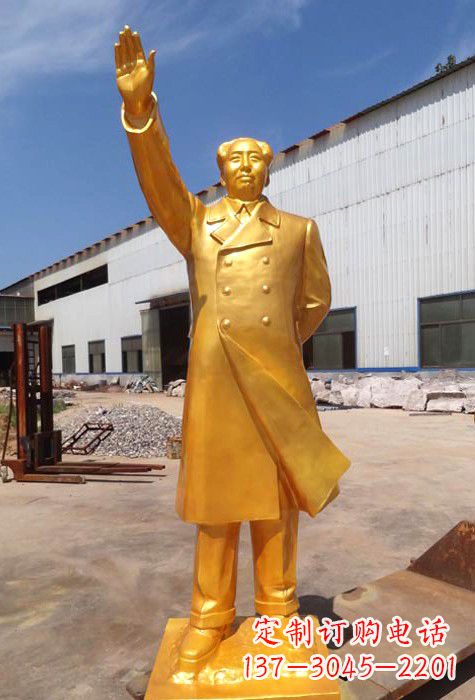 江西毛主席铜像:中国历史上最伟大的领袖
