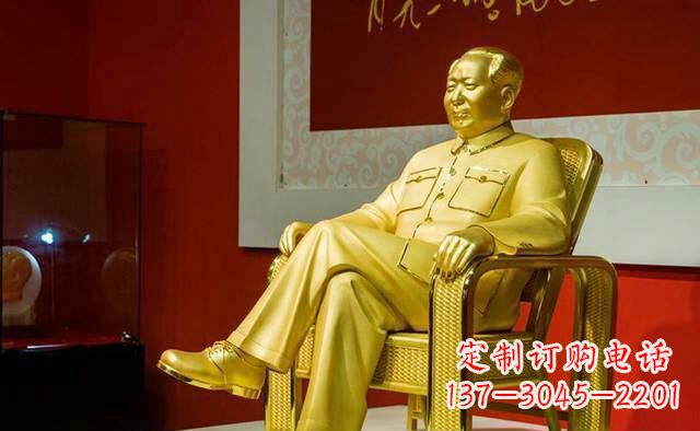 江西雕刻毛主席偉人銅像,傳遞壹代領袖偉大革命精神
