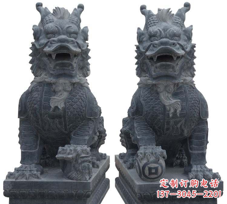 江西传统文化精灵--石雕麒麟