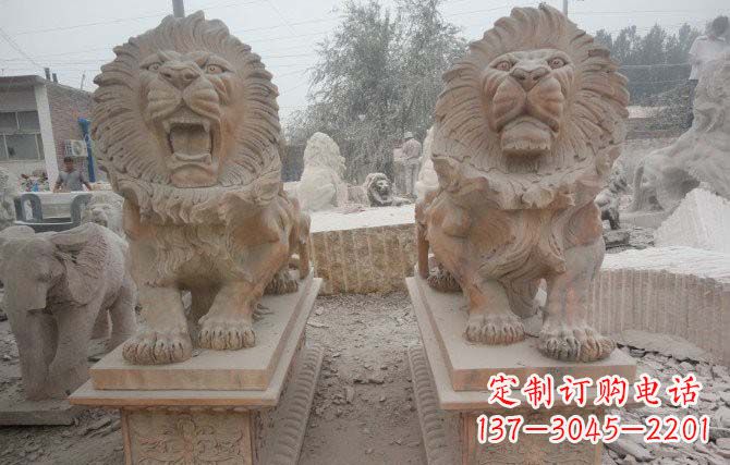 江西中领雕塑狮子雕塑给您带来动人心弦
