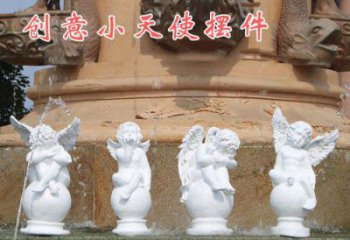 江西中领雕塑：汉白玉小天使雕塑