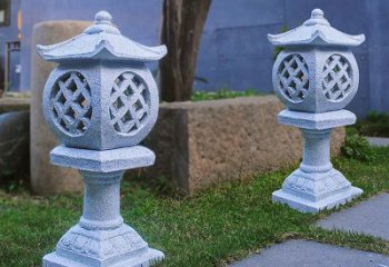 江西花岗岩石灯笼雕塑——点缀家园，照亮晚宴