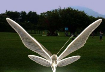 江西花园不锈钢装饰蝴蝶雕塑