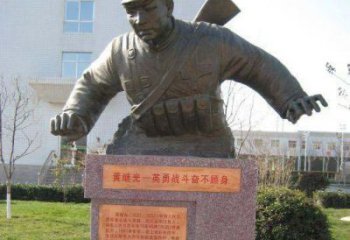 江西精美黄继光铜雕，品质保证