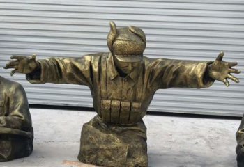 江西黄继光铜雕是由中领雕塑定制的精致作品。中…