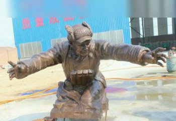 江西黄继光校园英雄铜雕：传承伟大精神