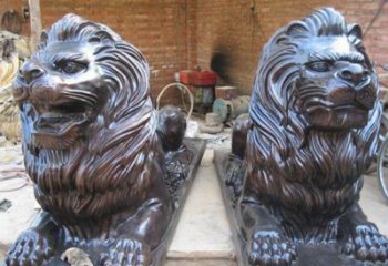 江西汇丰狮子铜雕塑是由中领雕塑制作的一款狮子…