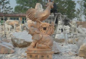 江西精美的公鸡石雕，带您回到传统