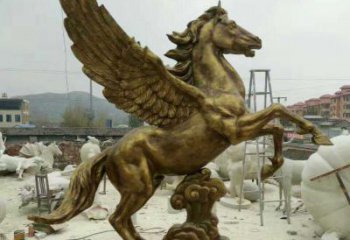 江西祥云飞马铜雕，艺术品之美