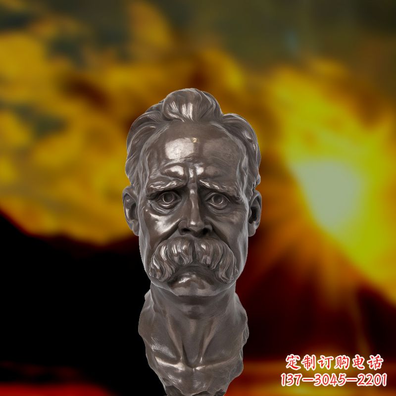 江西尊贵的尼采铜雕头像