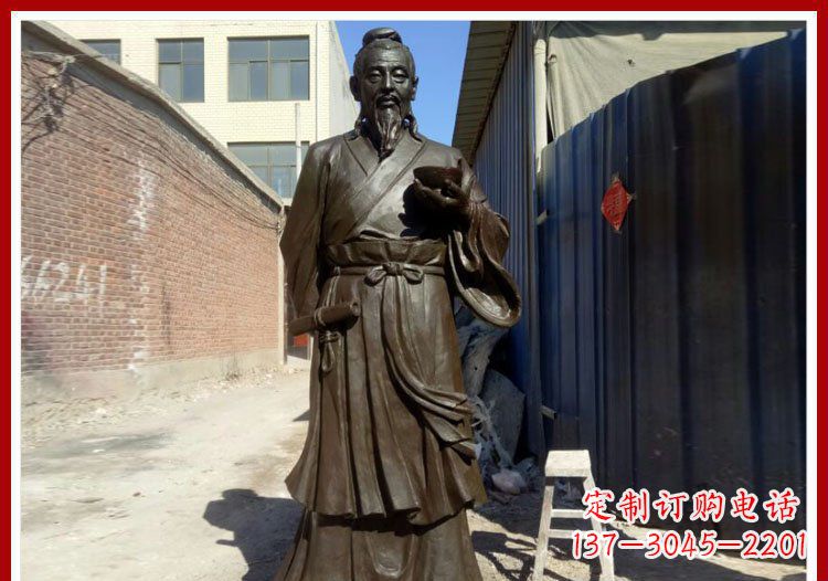 江西中领雕塑的精品杜康铜雕将传统文化与现代工…