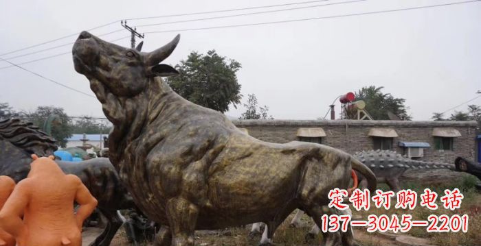 江西令人惊叹的牛铜雕塑