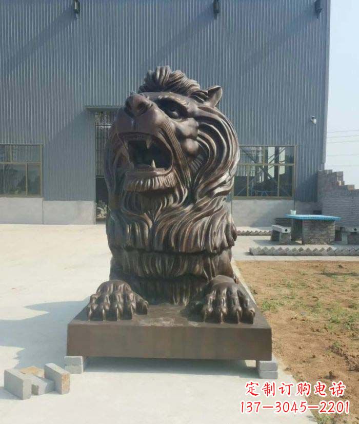 江西精美的欧式狮子铜雕