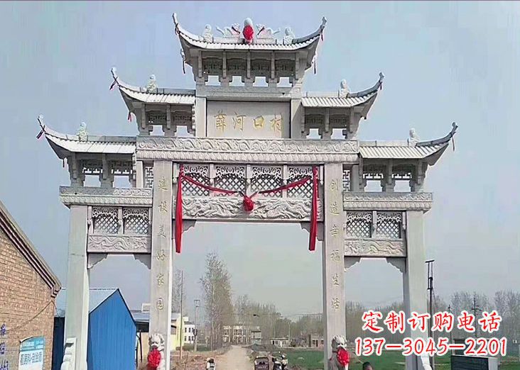 江西石牌坊雕塑，让您定制属于自己的雕塑！