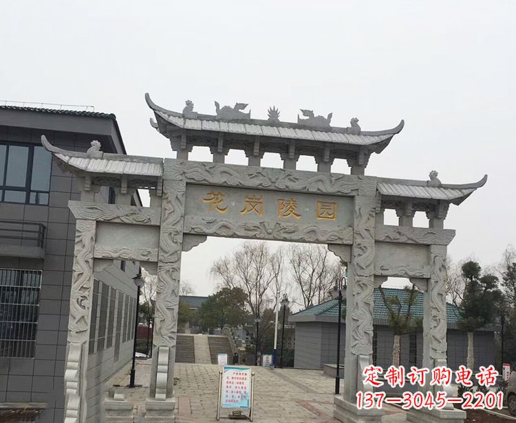 江西精美牌楼石雕,精致雕琢精美臻品