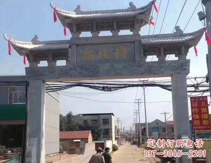 江西牌楼石雕塑,为家庭装饰带来精致灵动