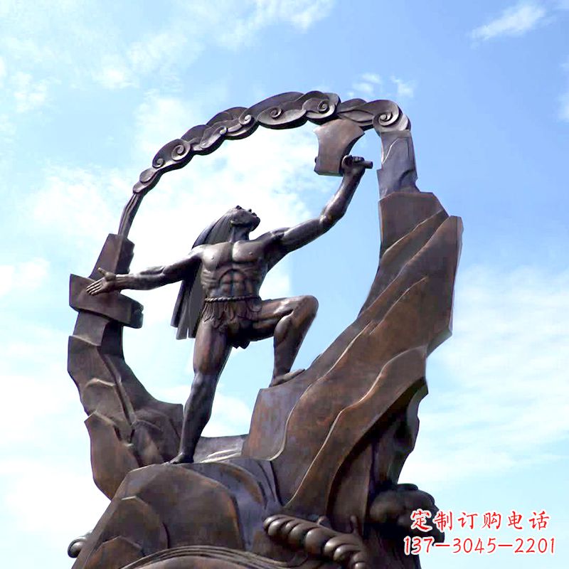 江西传承神话,展现气势—盘古大型景观雕塑