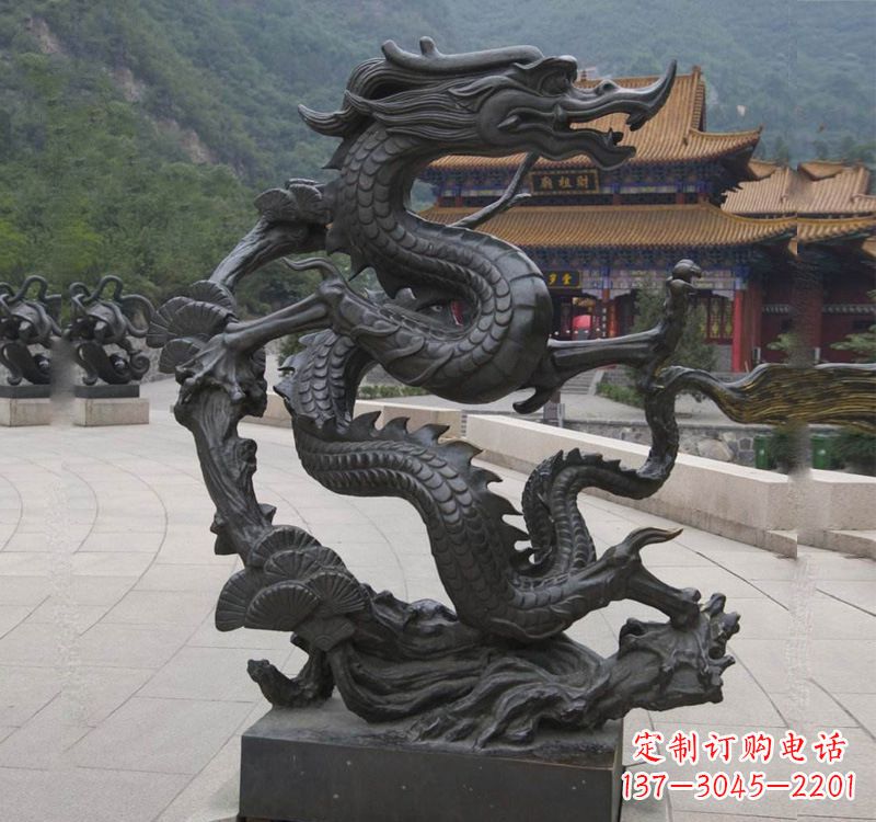 江西超群绝伦的盘龙铜雕
