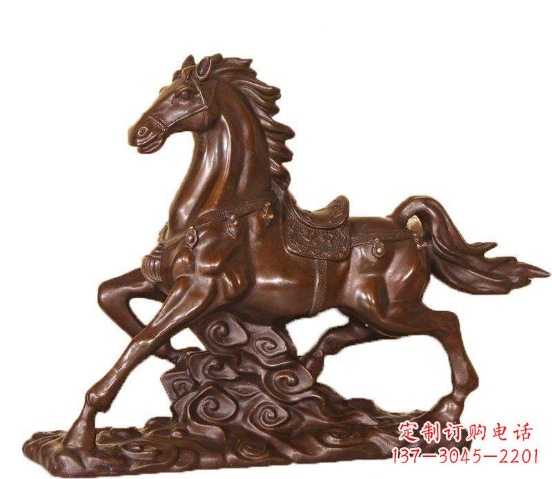 江西答案中领雕塑:精致马玻璃钢仿铜动物雕塑中…
