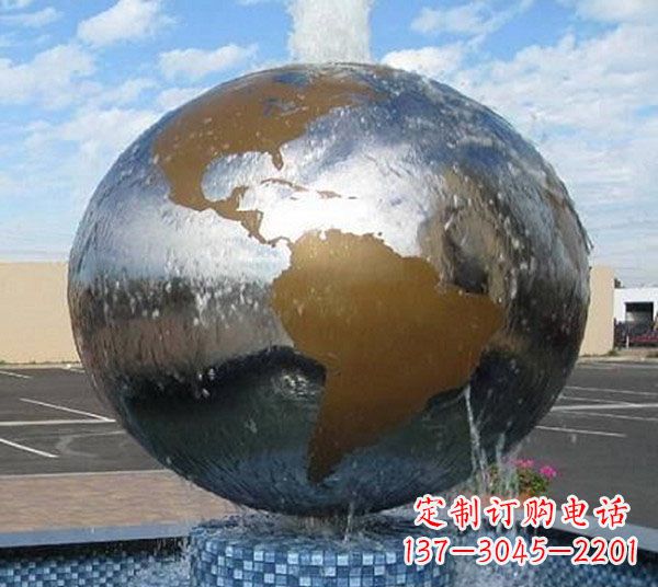 江西国际化地球喷泉雕塑