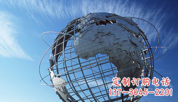 江西精致的不锈钢地球雕塑