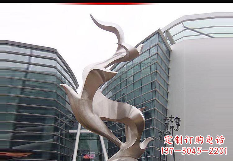 江西不锈钢雄鹰雕塑,永久定制精美景观