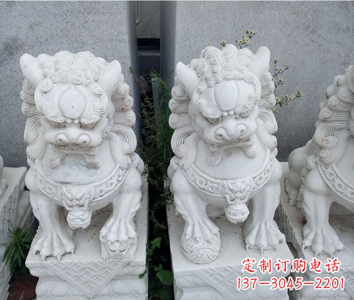 江西中领雕塑大理石狮子雕塑
