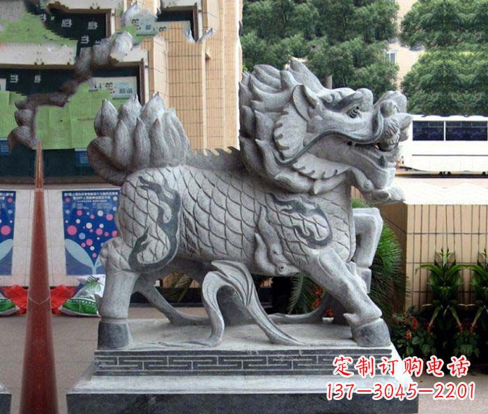 江西企业景观麒麟石雕