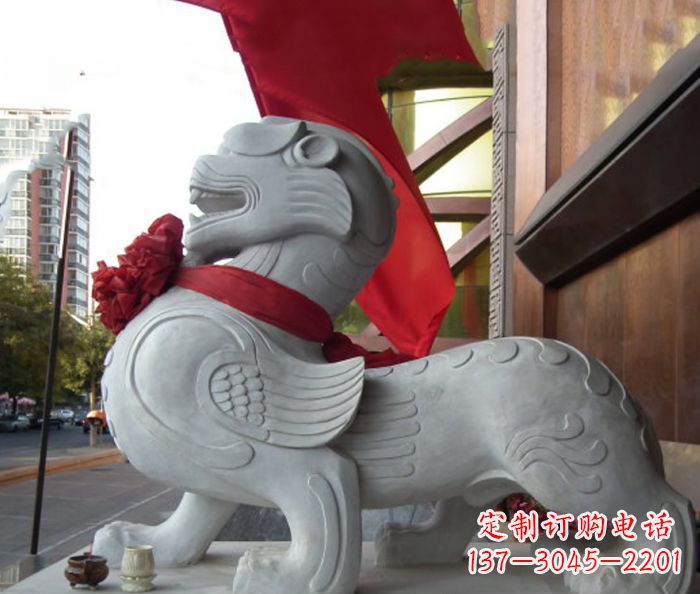 江西企业景观招财貔貅石雕