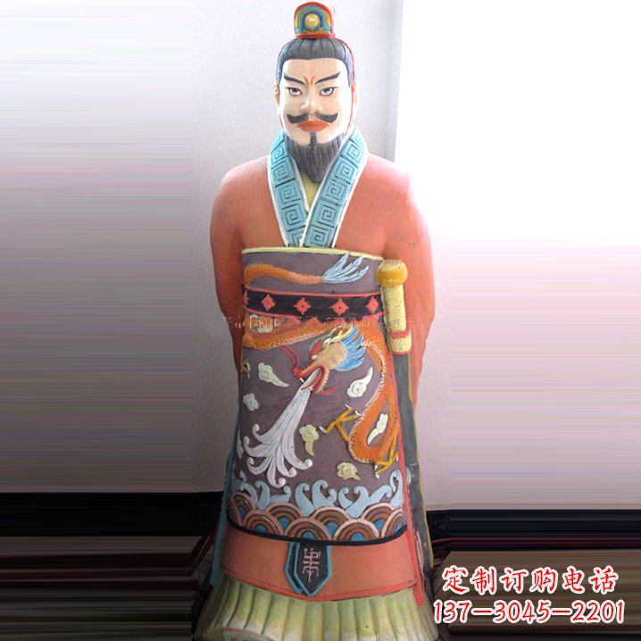 江西中国领先的秦始皇钢玻璃雕塑