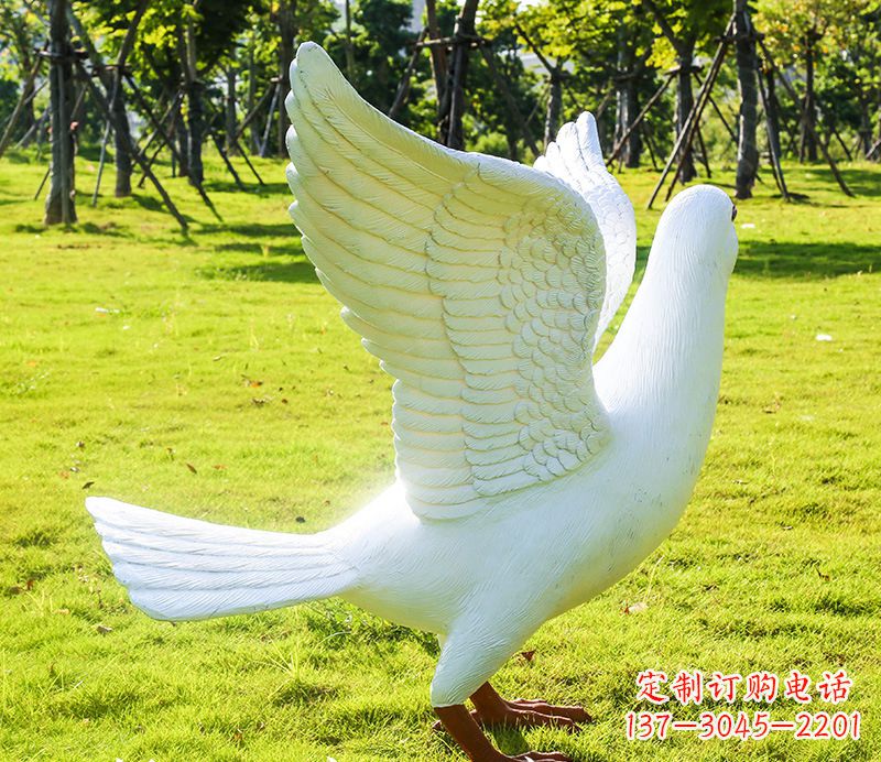 江西以和平鸽为灵感,用雕塑记录世界和平