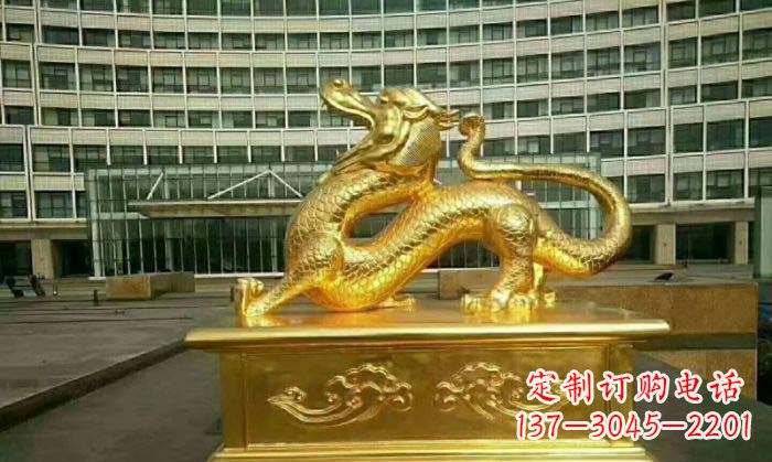 江西正宗青龙铜雕,精致细腻的艺术品