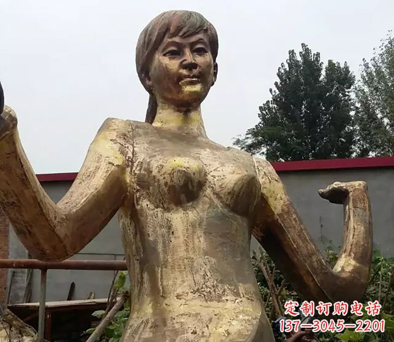 江西中领雕塑的精美青年雕塑经典实物塑造,给人…