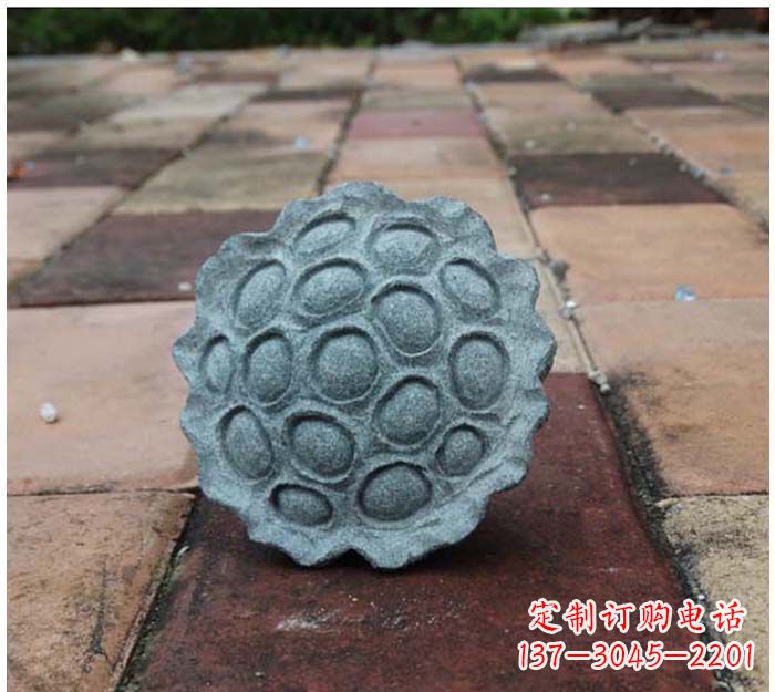 江西青石莲蓬公园景观雕塑,给城市添彩