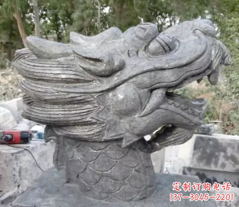 江西青石龙头雕塑