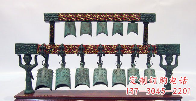 江西青铜编钟古代乐器雕塑