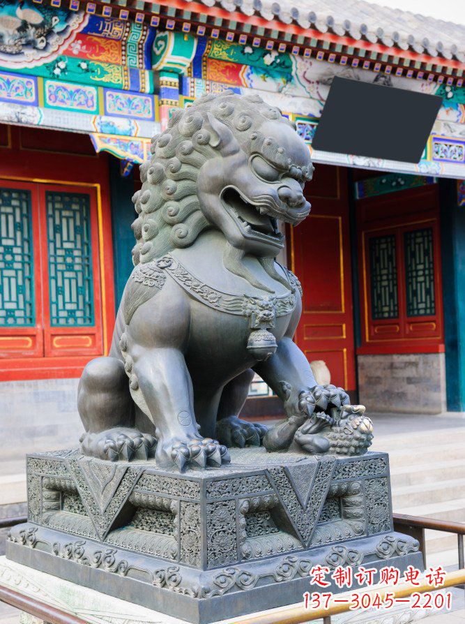 江西青铜狮子雕塑,精美北京狮雕塑