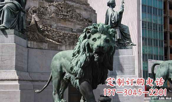 江西传承传统工艺,狮子雕塑精品上市
