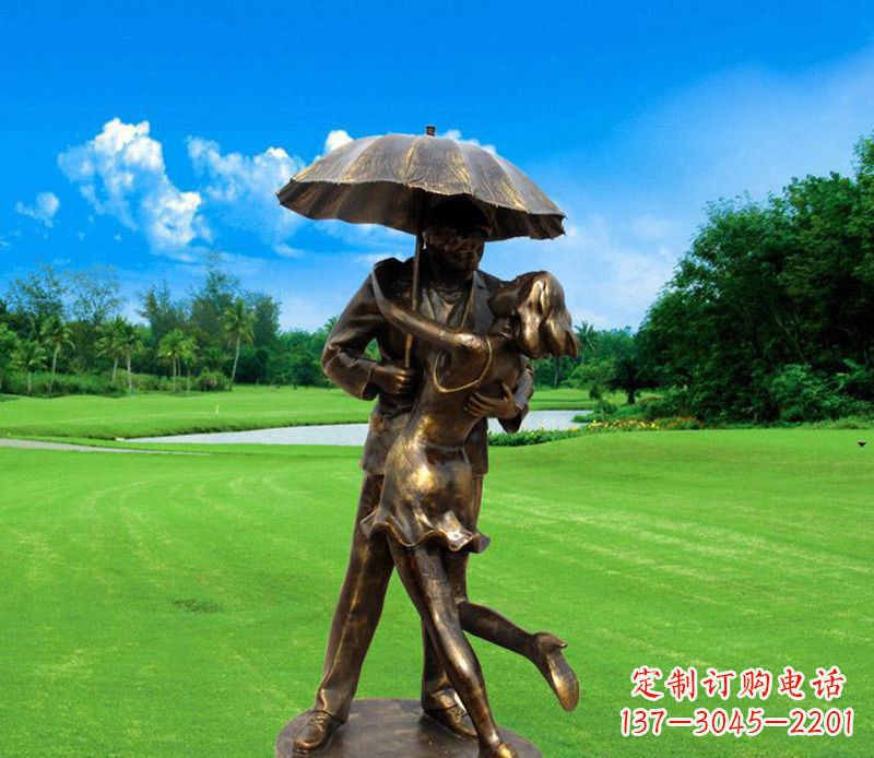 江西中领雕塑-专业制作情侣公园景观雕塑
