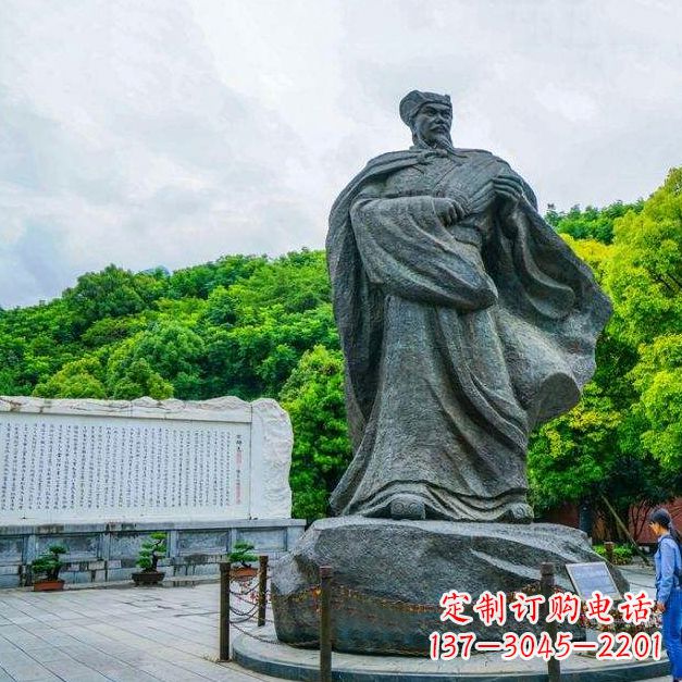 江西汇聚历史荣光——中领雕塑诸葛亮雕塑