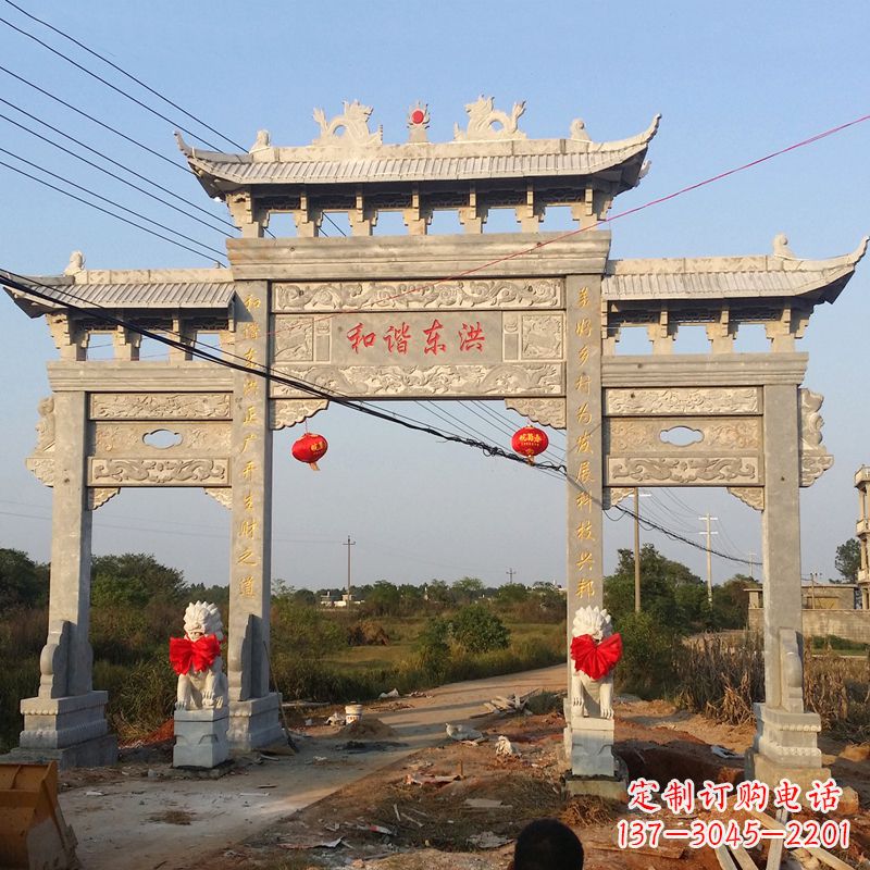 江西让你爱上石牌坊雕塑