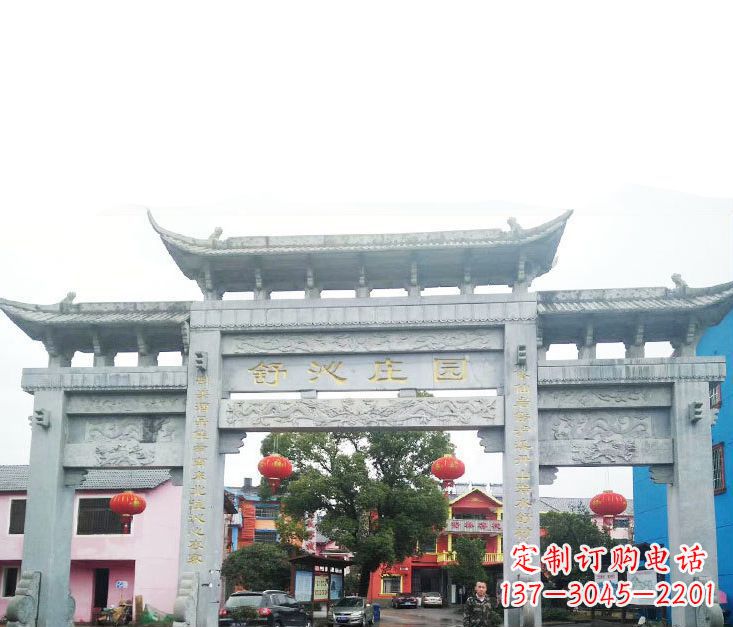 江西石牌坊雕塑——见证时刻的美好记忆