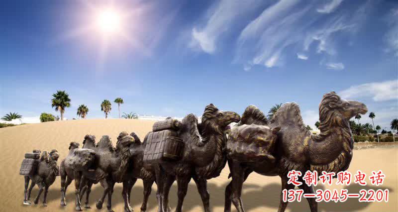 江西中领雕塑沙漠骆驼铜雕制作工艺与定制标准